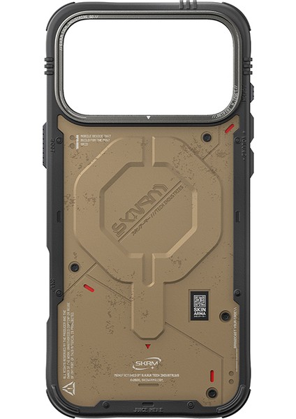 iPhone 17 Pro Uyumlu Kılıf M-Safe Şarj Özellikli Airbag Tasarımlı Skinarma Vigor Kapak Kahverengi fırsatları