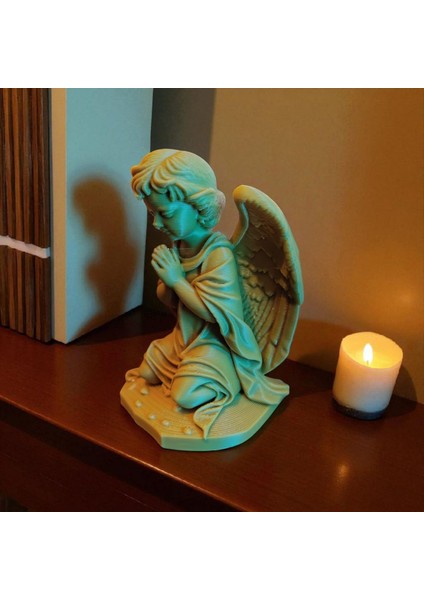 Diz Çökmüş Dua Eden Küçük Melek Figürü fiyatları