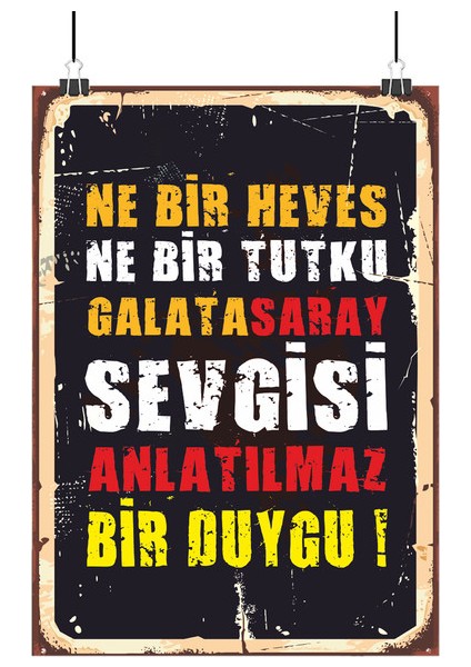 Galatasaray Poster4 - Retro Duvar Dekoru