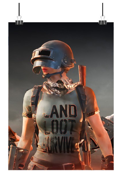 Pubg: Battlegrounds Poster4 - Retro Duvar Dekoru