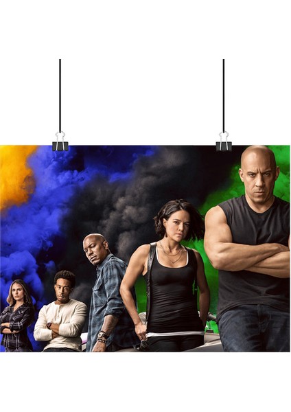 Hızlı ve Öfkeli Poster2 - Retro Duvar Dekoru