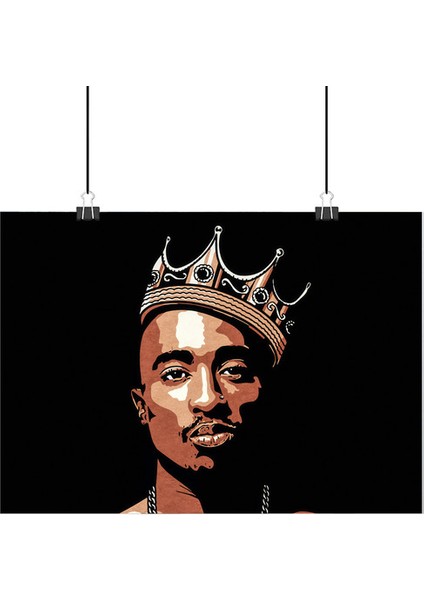 Tupac Shakur Poster4 - Retro Duvar Dekoru