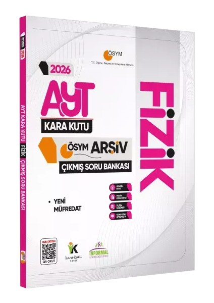 2026 Yks-Ayt Fizik Kara Kutu Ösym Çıkmış Soru Havuzu Bankası Konu Özetli Dijital Çözümlü