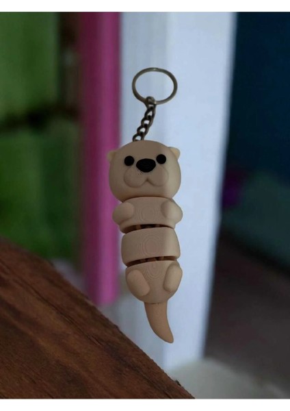 Sevimli Esnek Su Samuru 3D Anahtarlık fiyatları