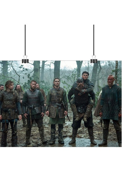 Vikings Poster3 - Retro Duvar Dekoru