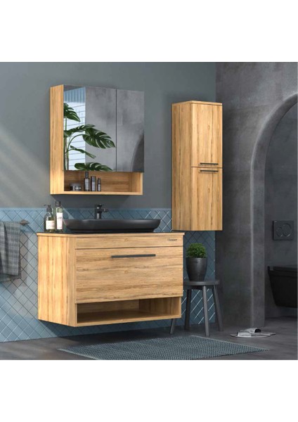 Adel Banyo Dolabı 90 cm (Boy Dolabı Dahil Değildir.)