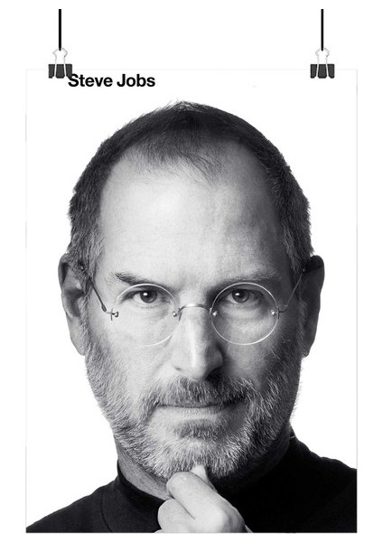 Steve Jobs Poster3 - Retro Duvar Dekoru