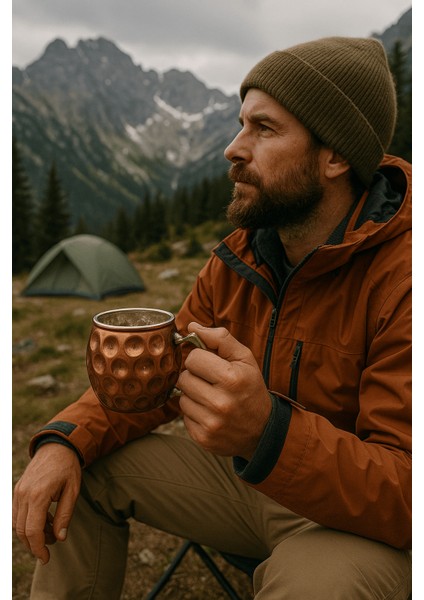 Bakır Tombul Bardak