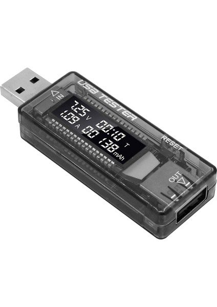 USB Test Cihazı Akım Voltaj Şarj Kapasitesi Test Cihazı (Yurt Dışından)