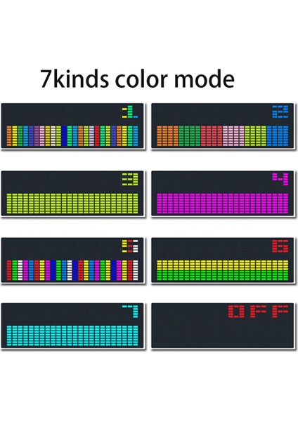 LED Müzik Spektrum Ritim Işıkları Ses Sensörü (Kablo Kontrolü) (Yurt Dışından) indirimleri
