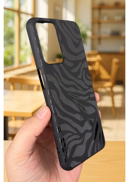 Oppo A16 Uyumlu Zebra Desenli Silikon Darbe Emici Klasik Korumalı Rubber Kılıf modelleri