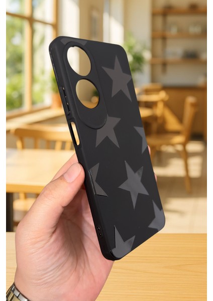 Oppo A60 Uyumlu Star Silikon Darbe Emici Klasik Korumalı Rubber Kılıf modelleri