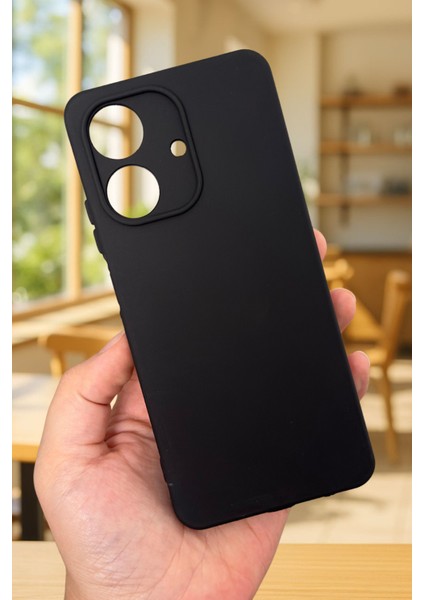 Realme Note 60 Uyumlu Silikon Darbe Emici Klasik Korumalı Rubber Kılıf