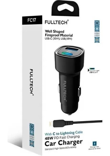 FC15 48W Usb-C To Usb-A Araç Içi Şarj Aleti modelleri
