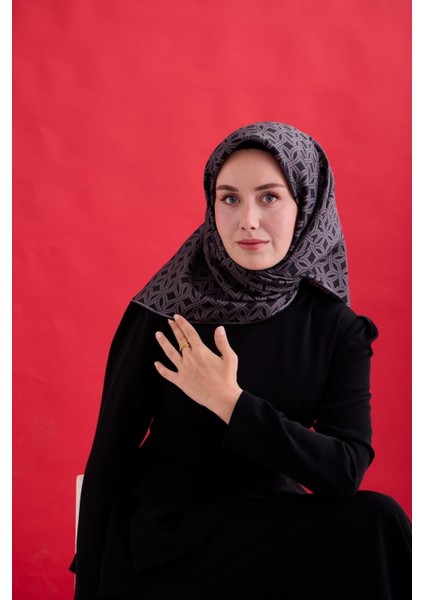 Twill Ipek Eşarp - 11479-07 Siyah Füme fiyatları