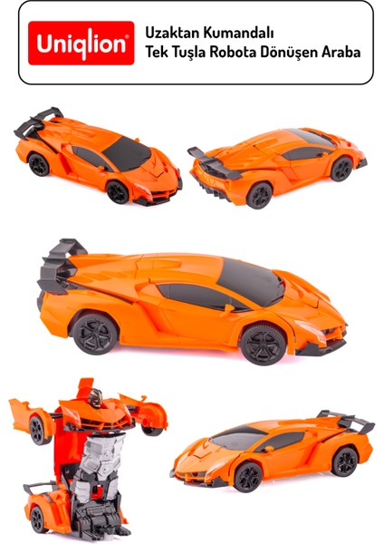 Tek Tuş Ile Robot Olan Uzaktan Kumandalı Araba