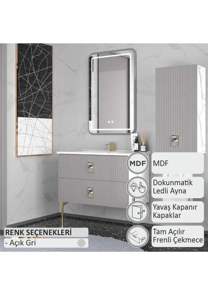 Dora Banyo Dolabı 85 cm (Boy Dolabı Dahil Değildir.) fiyatları