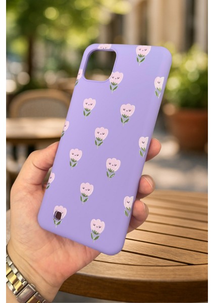 Realme C11 - Mini Lale Desenli Silikon Darbe Emici Klasik Korumalı Rubber Kılıf modelleri