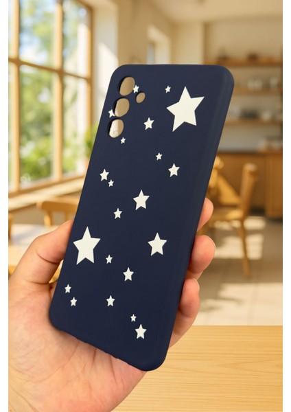 Samsung Galaxy A54 Uyumlu Mini Yıldız Desenli Silikon Darbe Emici Klasik Korumalı Rubber Kılıf fırsatları