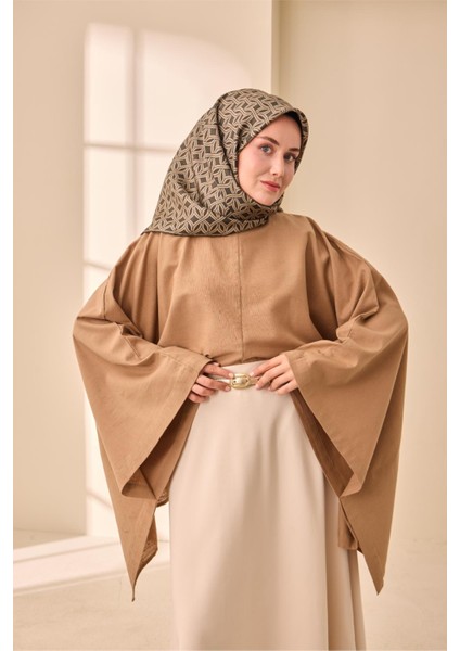 Twill Ipek Eşarp - 11479-31 Yeşil Bej modelleri