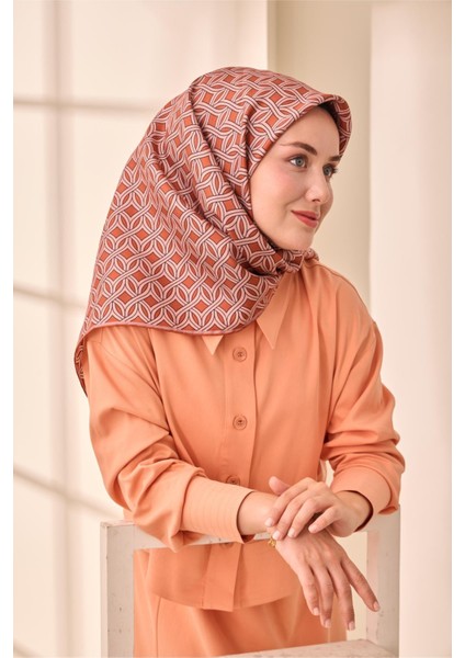 Twill Ipek Eşarp - 11479-26 Kiremit fiyatları