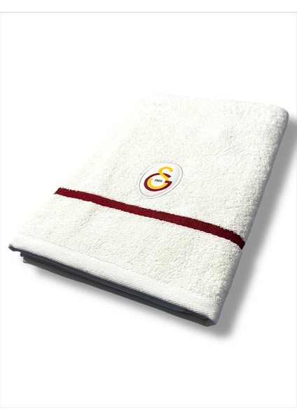 Gs Cimbom Galatasaray Sarı Kırmızı Bandrollü Taraftar Banyo Havlusu 65 x 130 cm modelleri