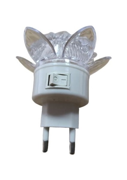 Çiçek Desenli Fişli Gece Lambası Anahtarlı Ledli Rgb Işık fiyatları