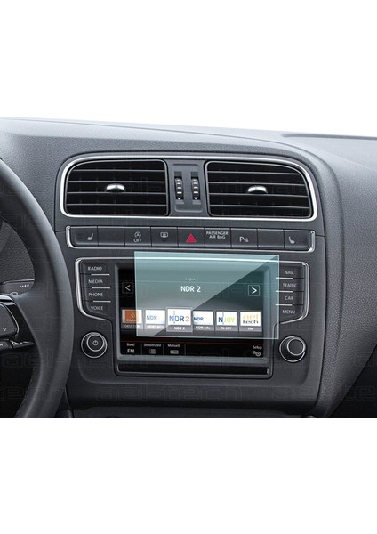 Volkswagen Polo 2014-2016 Uyumlu 5 Inç Navigasyon 9h Nano Ekran Koruyucu