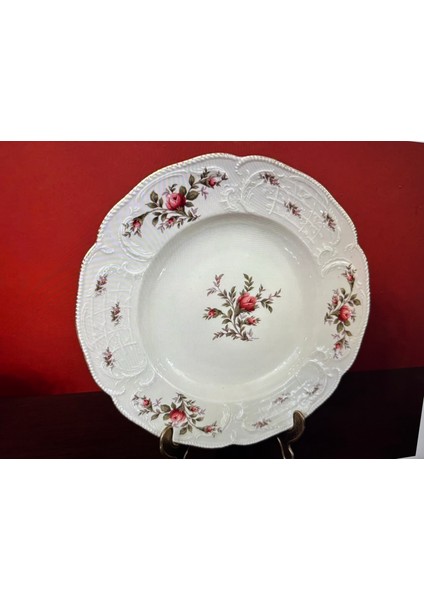 Rosenthal Gofreli Çukur Yemek Tabağı Sunumluk 24 cm Çapında fiyatları