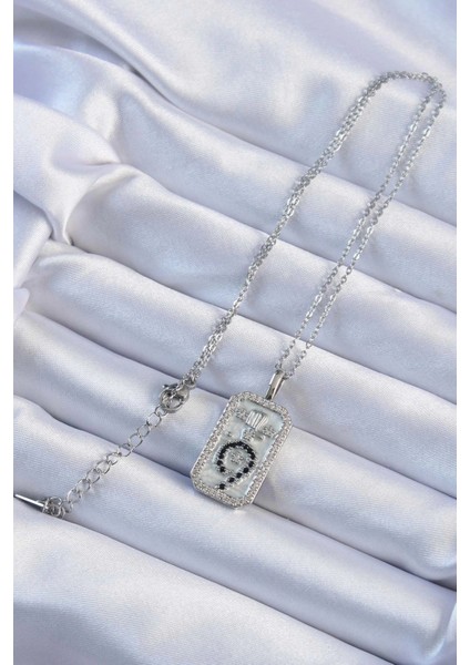 Bfs 316L Çelik Zincir Gümüş Renk Zirkon Taşlı Minimal Papatya Figürlü Tarot Kolye fiyatları