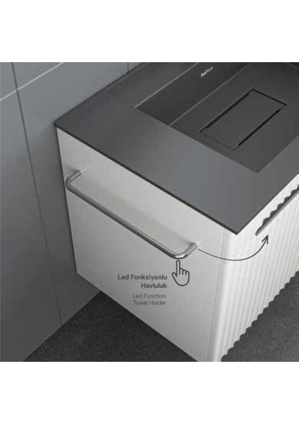 Zara Banyo Dolabı 80 cm (Boy Dolabı Dahil Değildir.) modelleri