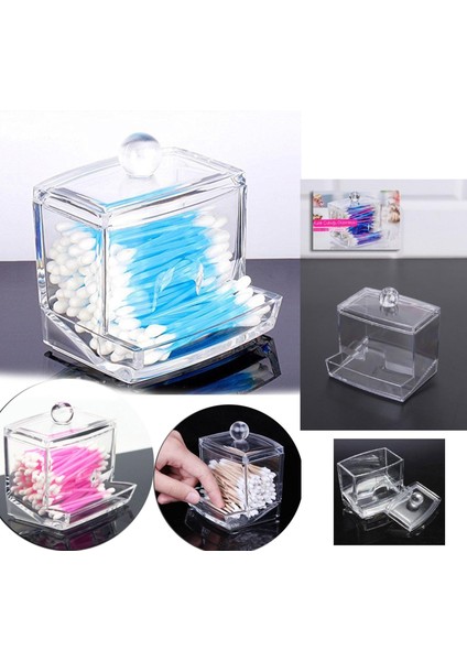 Kapaklı Kulak Çubuğu Düzenleyici + Banyo Organizeri - Çok Amaçlı Set XYZ456 fırsatları