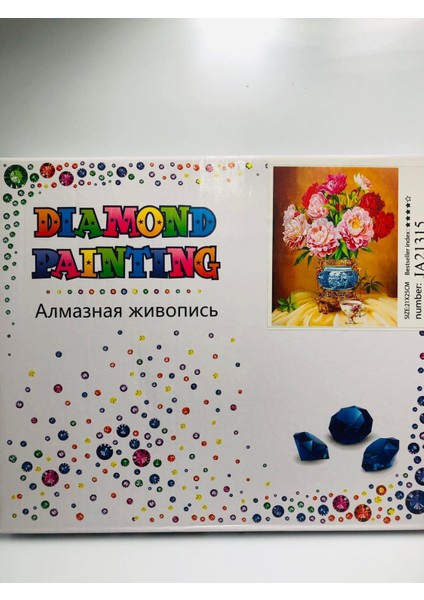 21X25 Çocuklar Için Boncuklu Taşlı Mozaik Elmas Boyama Goblen Pano Tablo Resim Boncuk Puzzle Diamond Painting