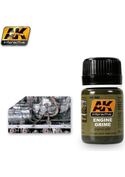 Ak 082 35 Ml. Motor Kiri Efekti, Enamel Model Boyası