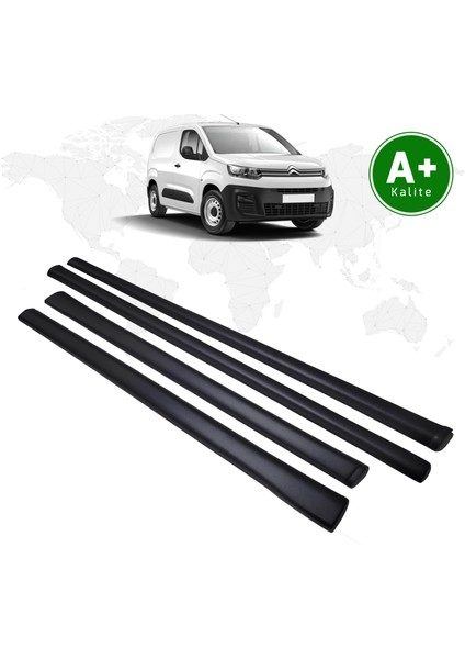 Citroen Berlingo Panelvan Marşpiyel Kaplaması 4 Parça 2019 Model ve Sonrası