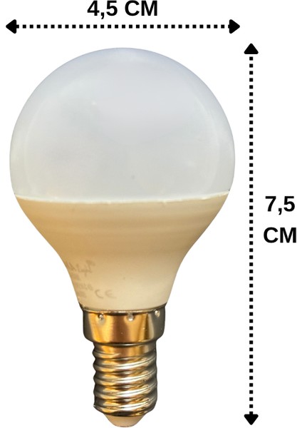 (1 adet) Osaka 7W (50W) Beyaz IŞIK E14 DUYLU (Ince Duy) LED Mini Ampul fiyatları