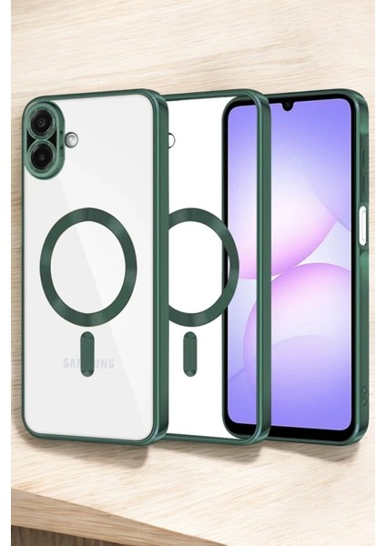 Samsung Galaxy A07 Kılıf Kamera Korumalı Sararma Yapmaz Magsafe Şarj Özellikli A++ Kalite Kapak