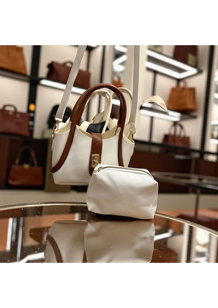 Kadın Yavru Çantalı El ve Omuz Çanta