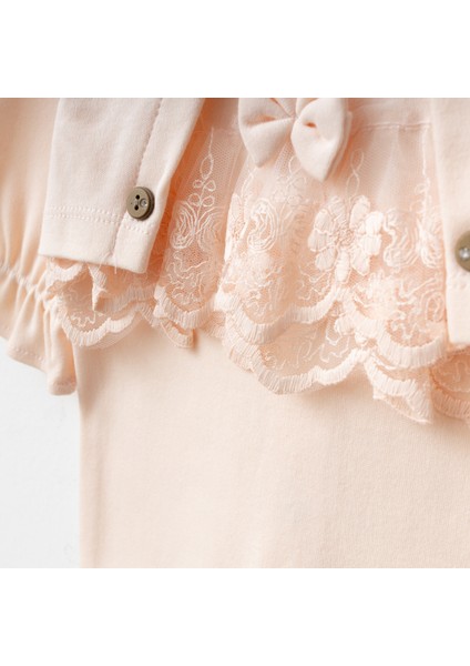 Kız Bebek Mevlütlük Tulum Bandanalı Dantelli modelleri