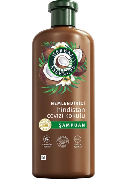 Nemlendirici Hindistan Ceviz Kokulu Şampuan 350 ml 3 Adet