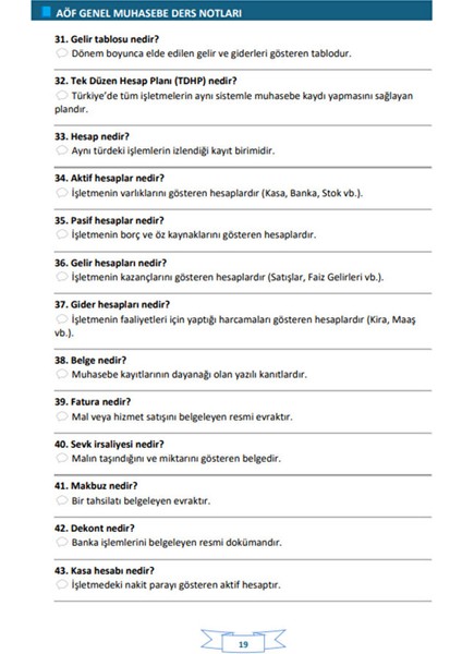 Aöf Genel Muhasebe Yardımcı Kitabı – Sınavlarda Fark Yaratan Kaynak! fırsatları