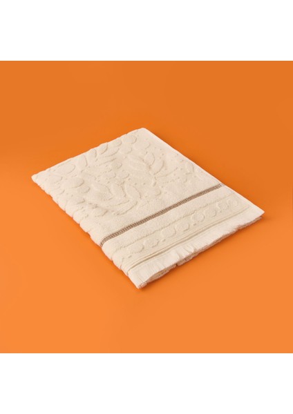 Soft Zeleno Ayak Havlusu - Krem - 50X70 cm fiyatları