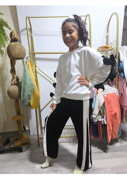 Kız Çocuk Uzun Kollu Şık Takım, Eşofman, Rahat, Modern Tarz fırsatları