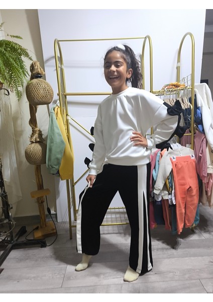 Kız Çocuk Uzun Kollu Şık Takım, Eşofman, Rahat, Modern Tarz