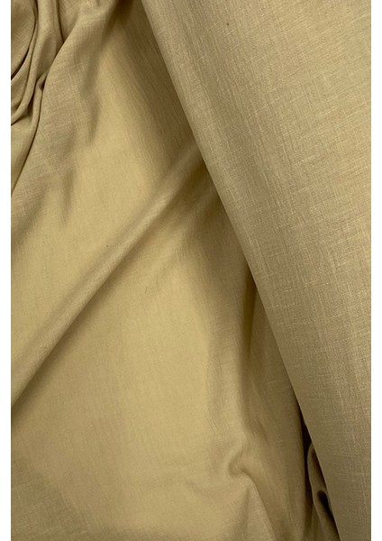 Keten Kumaş - Organik Kumaş - Perde Kumaşı - Ince Keten - Kıyafet Için Kumaş Örtü Koyu Bej 81 fiyatları