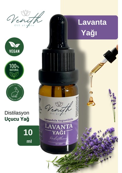 Lavanta Yağı %100 Saf Doğal Katkısız Lavanta Yağı 10 ml