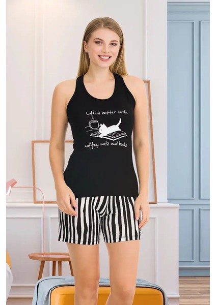 Lady Sporcu Siyah Beyaz Bayan Atlet Şort Takım fiyatları