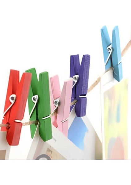 Mini Mandal -20 Adet Dekoratif Süsleme Renkli Minik Ahşap Mandal, Fotoğraf Mandalı, Not Kıskacı modelleri