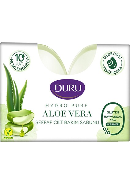 3 Adet Duru H.pure Banyo Sabunu 2X135G Aleovera