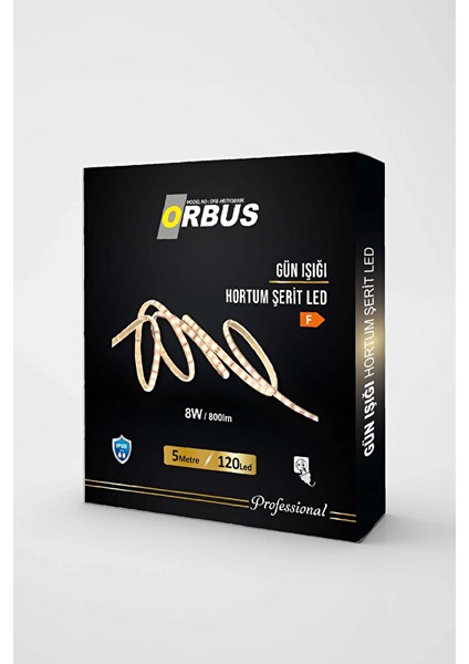 3 Adet Orbus Hortum Şerit LED Günışığı 5m